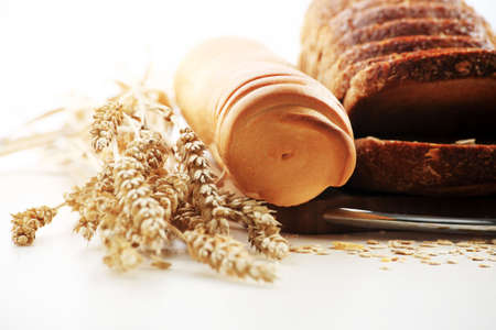 Bakery foodstuffs. Shot in a studio. の写真素材