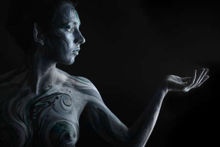 Bodypainting project: art, fashion, beautyの写真素材