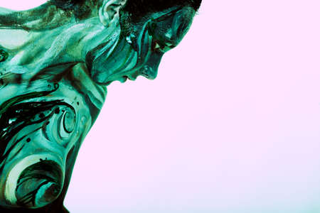 Bodypainting project: art, fashion, beautyの写真素材