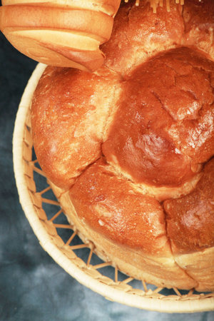 Bakery foodstuffs. Shot in a studio. 