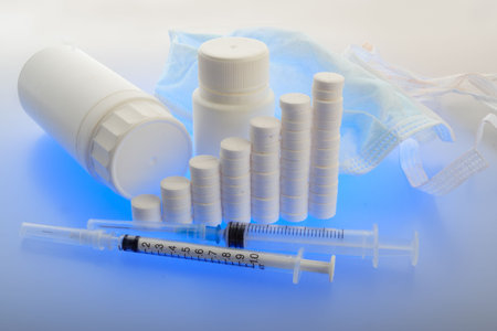 Super macro of medical pills