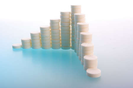 Super macro of medical pillsの写真素材