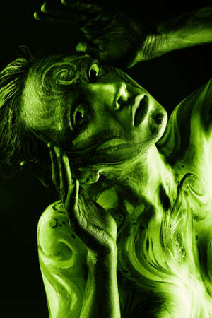 Bodypainting project: art, fashion, beautyの写真素材