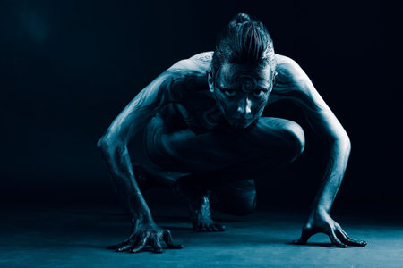 Bodypainting project: art, fashion, beautyの写真素材