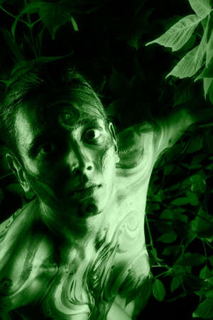 Bodypainting project: art, fashion, beautyの写真素材