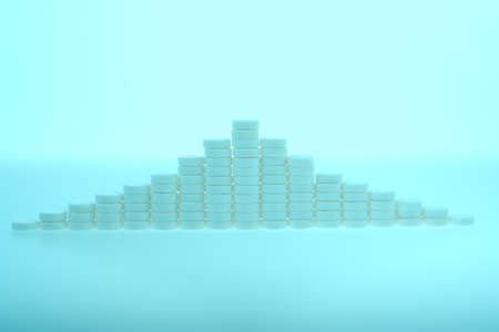 Super macro of medical pillsの写真素材