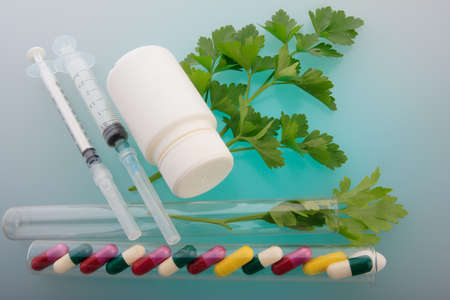 Super macro of medical pillsの写真素材