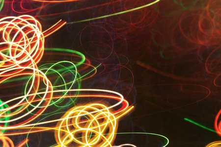 Beautiful coloured abstraction in chaotic style