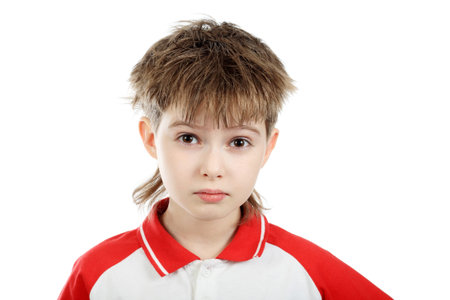 Educational theme: Funny Teen. Shot in studio.