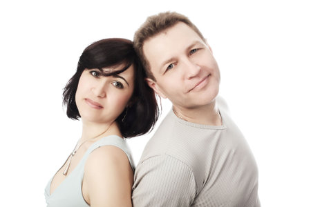 Portrait of a happy married couple.