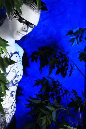 Body painting project: art, fashion, beautyの写真素材