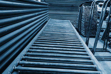 An industrial background. Machine, mechanism.の写真素材