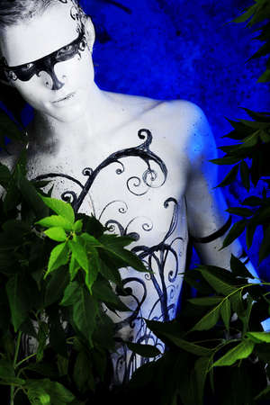 Body painting project: art, fashion, beautyの写真素材