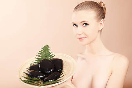 Portrait of a styled professional model. Theme: beauty, healthcare.の写真素材