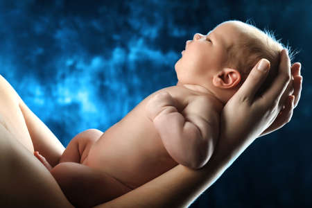 Portrait of a beautiful baby.の写真素材