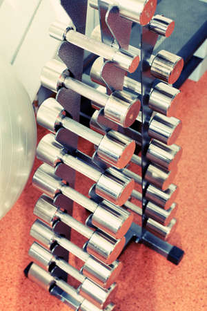Shot of a weight training equipment.の写真素材