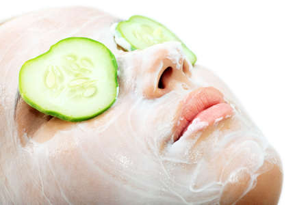 Portrait of beautiful spa girl. Beauty, healthcare.の写真素材