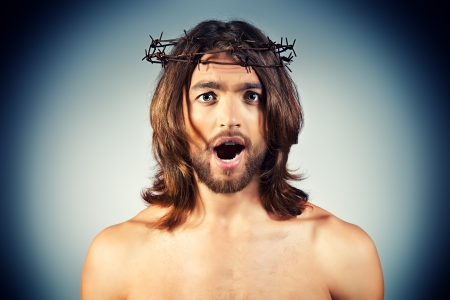 Portrait of Jesus Christ. Religion.の写真素材