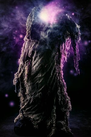 Post-apocalyptic futuristic characterの写真素材