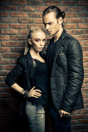 Portrait of an attractive young people in love.の写真素材