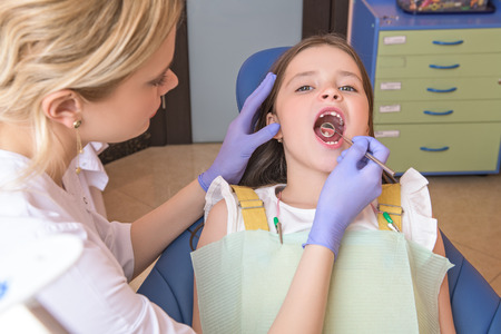 A cabinet of a dentist. Treatment, medicine, hospital.の写真素材