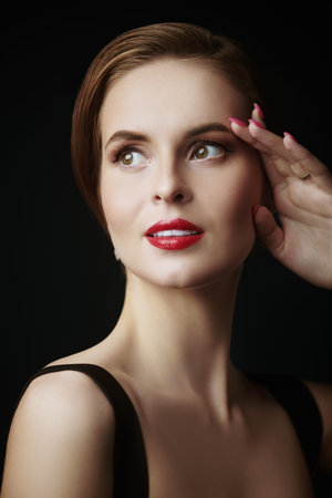 Portrait of a beautiful elegant girl