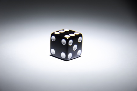 Black Dice in Focusの写真素材