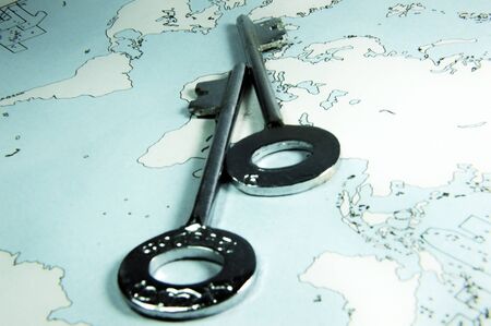 Keys to Solve the Problems of Worldの写真素材