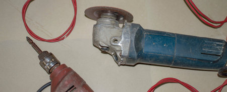 Drill and cutter machine with head on surface