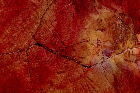 Cracks and Layers of natural formation with Alcohol ink fluid abstract art with gold glitter and...
