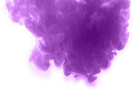 Deep pink and blue Alcohol ink fluid abstract texture fluid art with liquid with shades in water.の写真素材