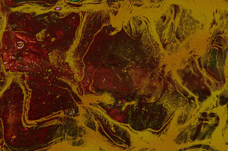 Golden dust filled in major areas of Alcohol ink fluid abstract texture fluid art with gold glitter...