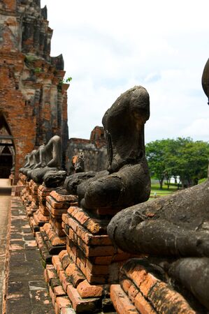 Wat Chai Wattanaram , The world heritage in Ayutthaya, Thailandの写真素材