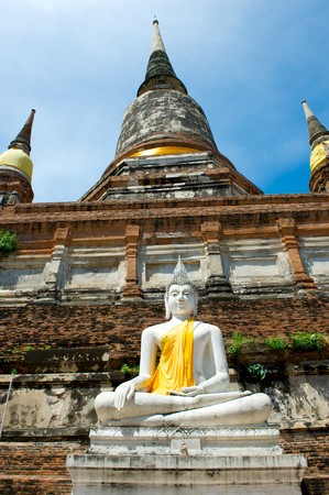 The Chedi in Wat Yai Chai Mongkonの写真素材