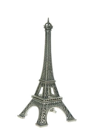 Scale model of the Eiffel tower in Parisの写真素材