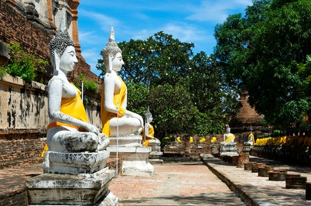 The Chedi in Wat Yai Chai Mongkonの写真素材