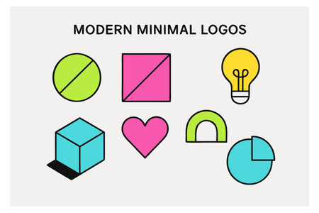 Modern flat design vector icon set for website and mobile website development.のイラスト素材