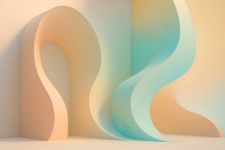 3d abstract background. Minimal geometric design. 3d renderの素材