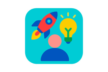 Startup icon. Flat design style eps 10 vector illustration.のイラスト素材