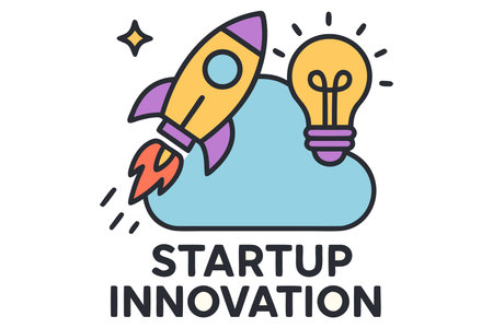 Startup Innovation New Business Startup Concept. Vector Illustration EPS10のイラスト素材