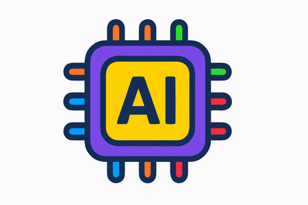 Artificial intelligence icon. Pixel perfect, editable stroke colorful icon