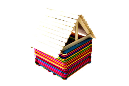 plant colorful Art handmade の写真素材