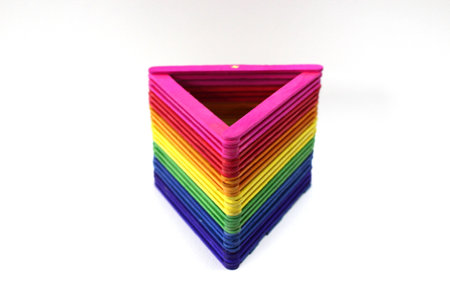 plant colorful Art handmade の写真素材