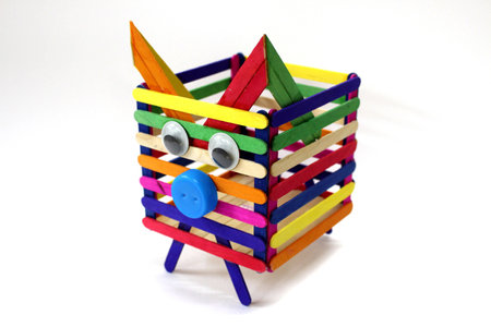 plant colorful Art handmade の写真素材