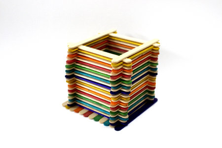 plant colorful Art handmade の写真素材