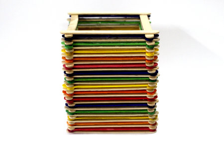 plant colorful Art handmade の写真素材