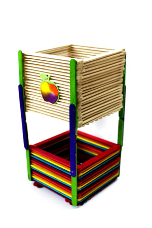 plant colorful Art handmade の写真素材