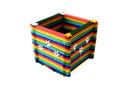 plant colorful Art handmade の写真素材