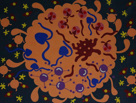 nature poster color on paperのeditorial素材