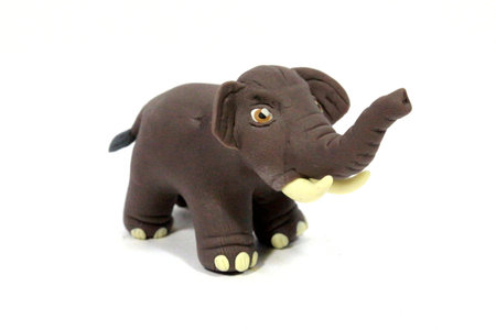 elephant clay Thaiの写真素材
